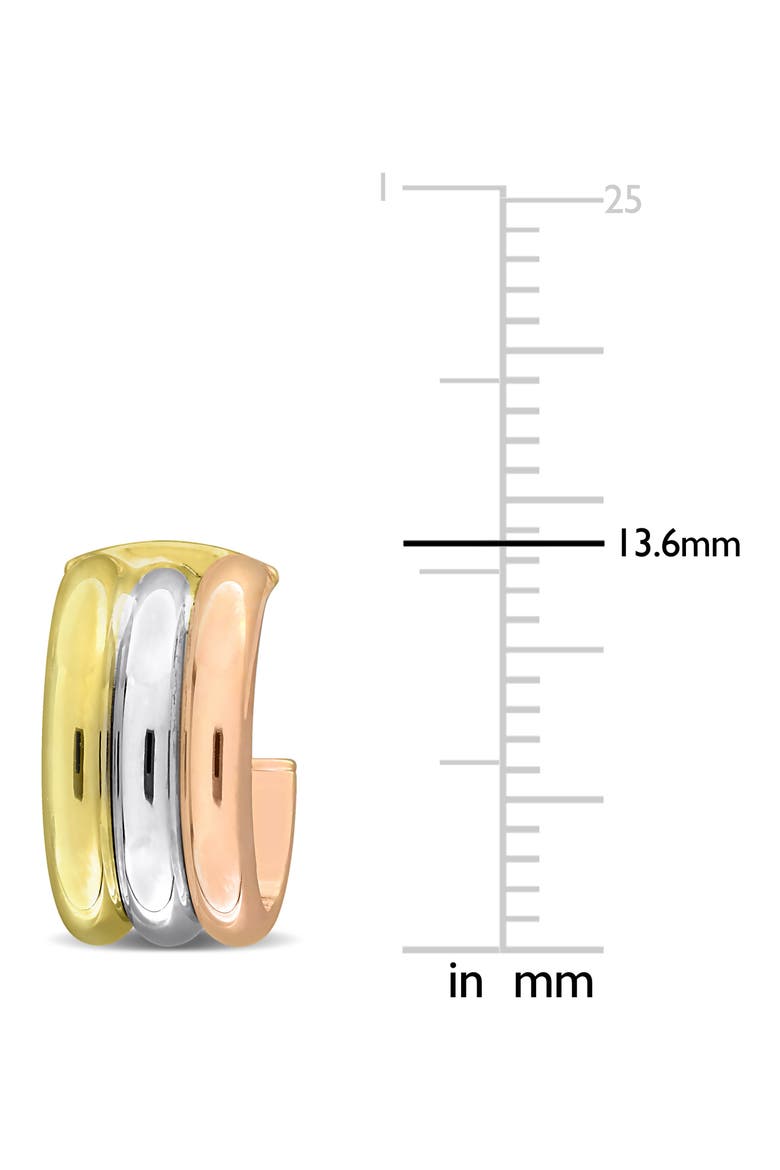 Triple C Hoop Earrings, Alternate, color, MULTI-COLOR