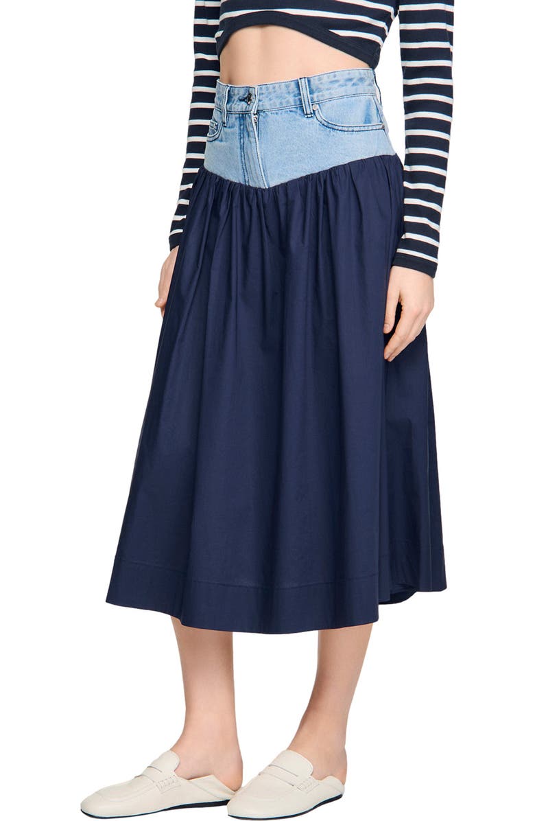 SANDRO Leather loafers, Alternate, color, White