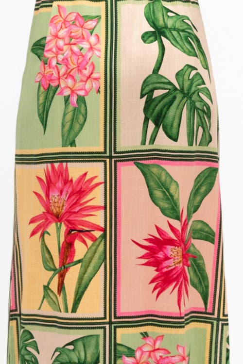 White Closet Paradise Maxi Dress In Green