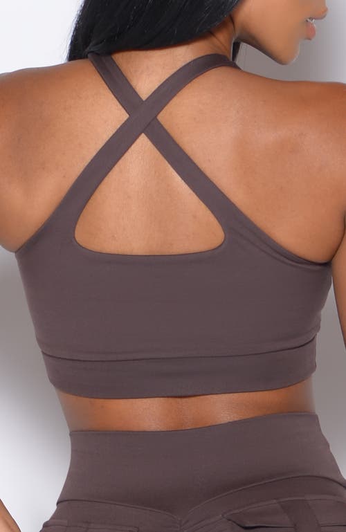 Bombshell Sportswear Two Way Bra In Brown