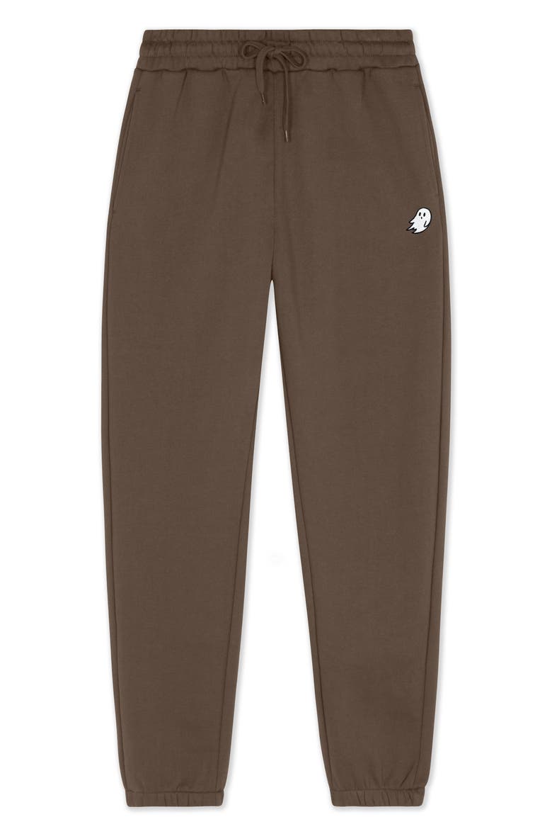 Ghost Midweight Fleece Regular Fit Track Pants, Main, color, Walnut