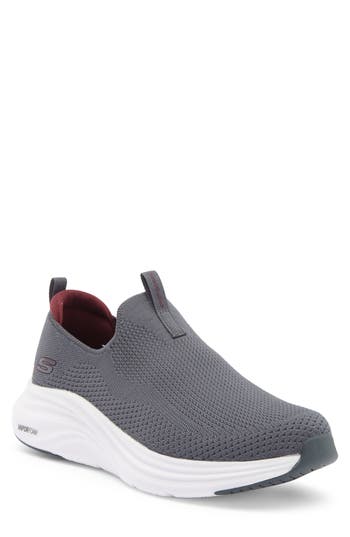 Skechers Vapor Foam Sneaker In Charcoal/red