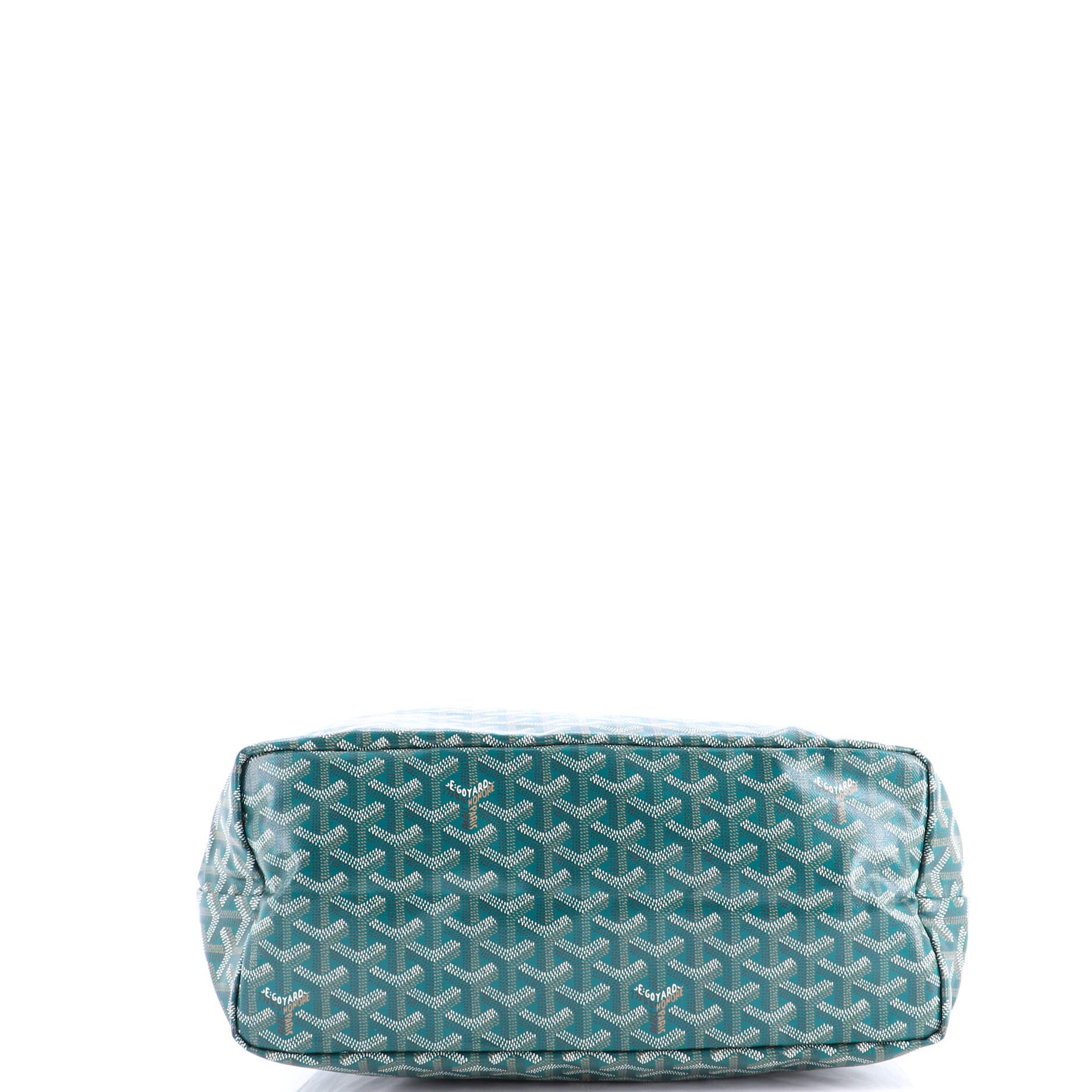 Pre-Owned Goyard Saint Louis Tote Coated Canvas PM, Alternate, color, Green