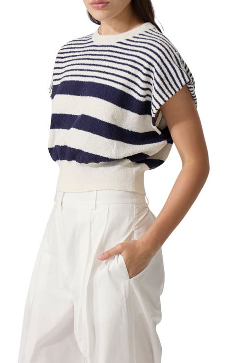 Eloan Crop Sweater Vest