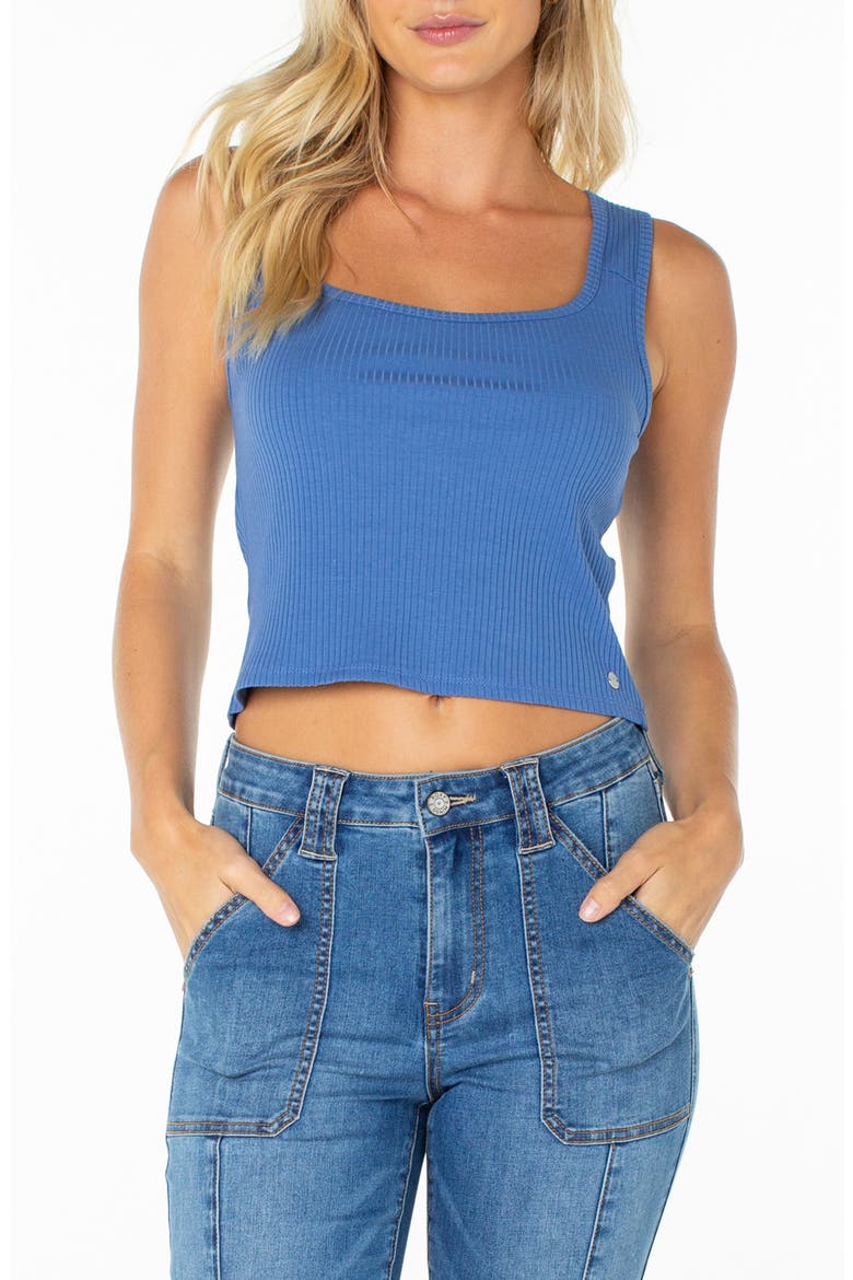 Dixon Rib Knit Top, Main, color, DUTCH BLUE
