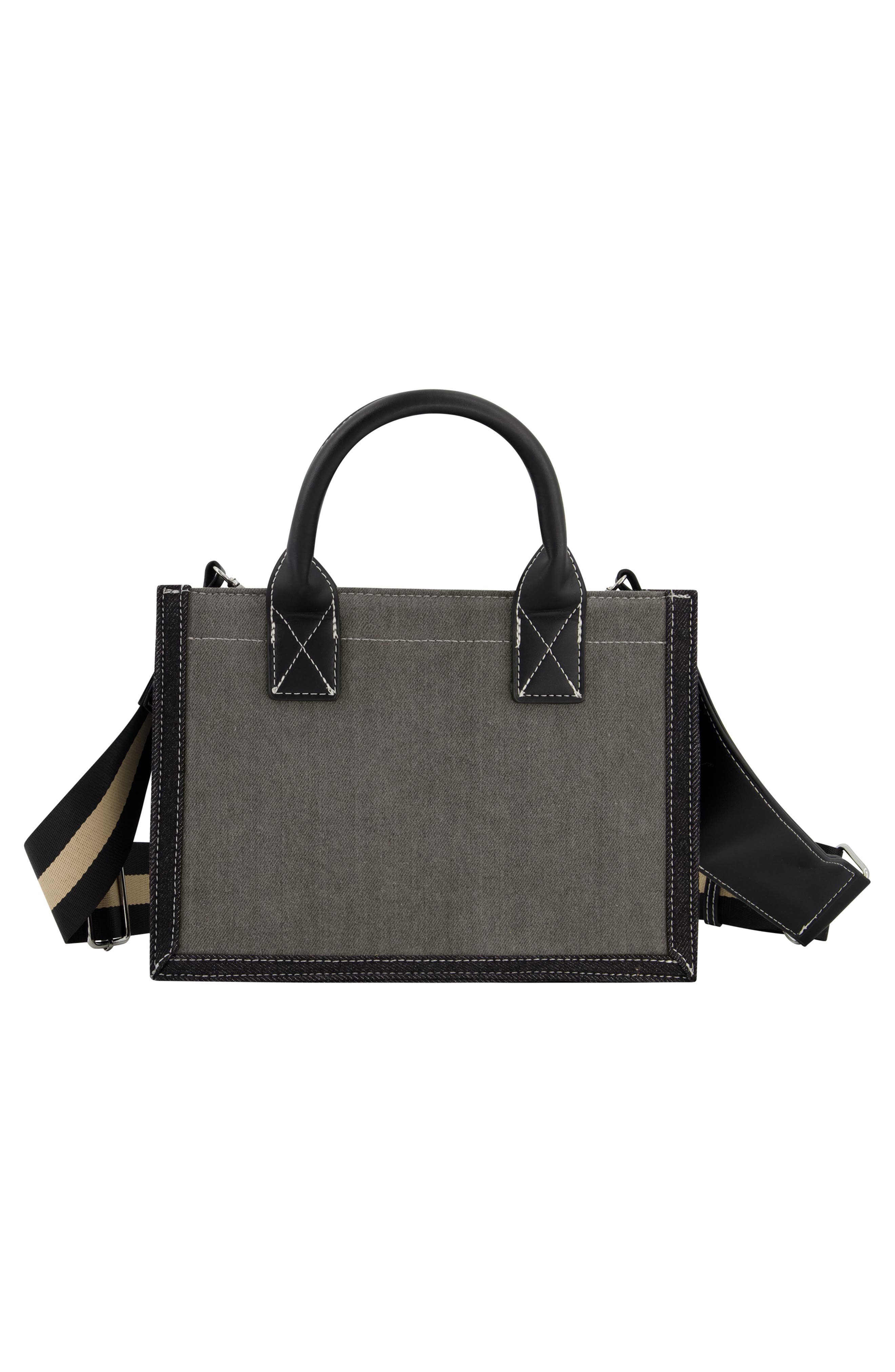 Modern Edge Denim Tote, Alternate, color, LIGHT GREY