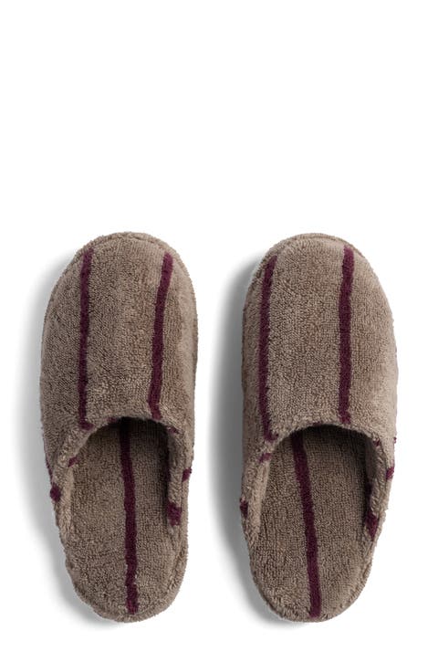 Turkish Cotton Stripe Slipper