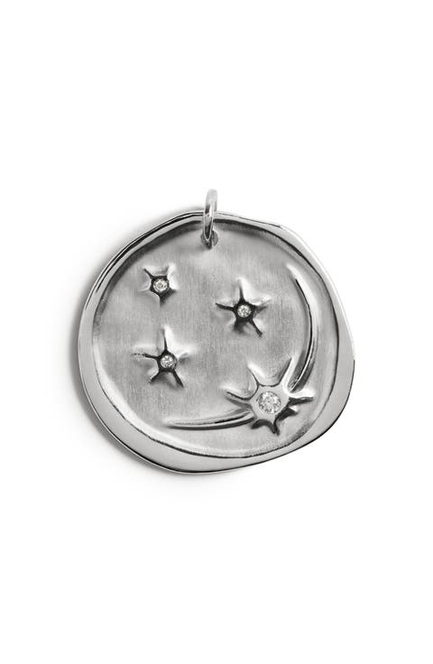 Cosmic Ancient Coin Lab Grown Diamond Charm
