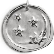 Monica Vinader Cosmic Ancient Coin Lab Grown Diamond Charm