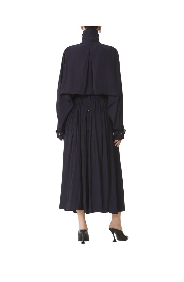 Lanvin Trench In Charmeuse, Alternate, color, Montana