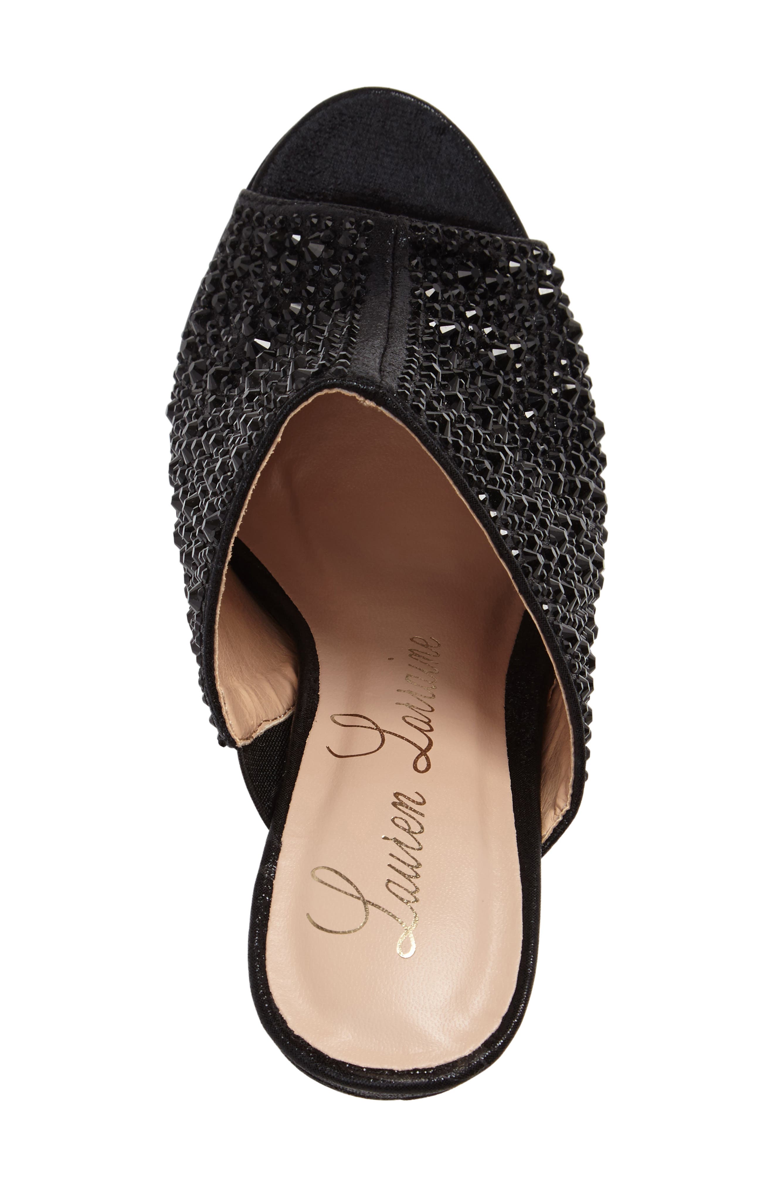 Lauren Lorraine Mimi Embellished Slide Sandal, Alternate, color, 