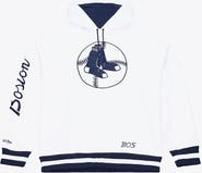 Mitchell & Ness Men's Mitchell & Ness  White Boston Red Sox Cooperstown Collection Fleece Hoodie