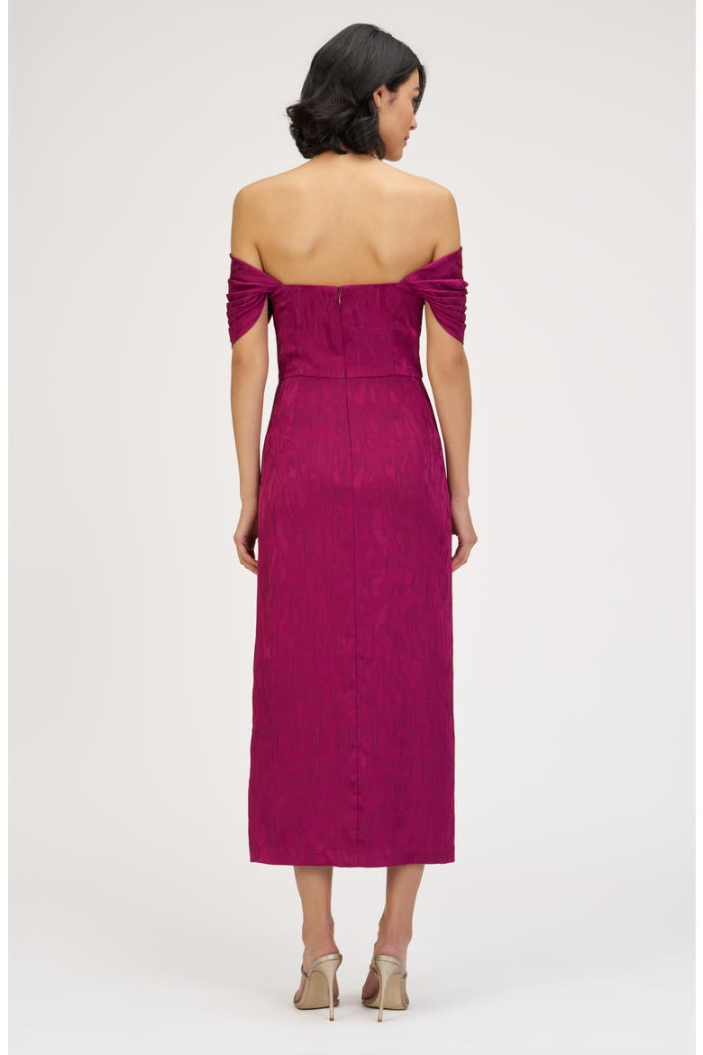 Phoebe Convertible Sleeve Cocktail Dress, Alternate, color, RASPBERRY