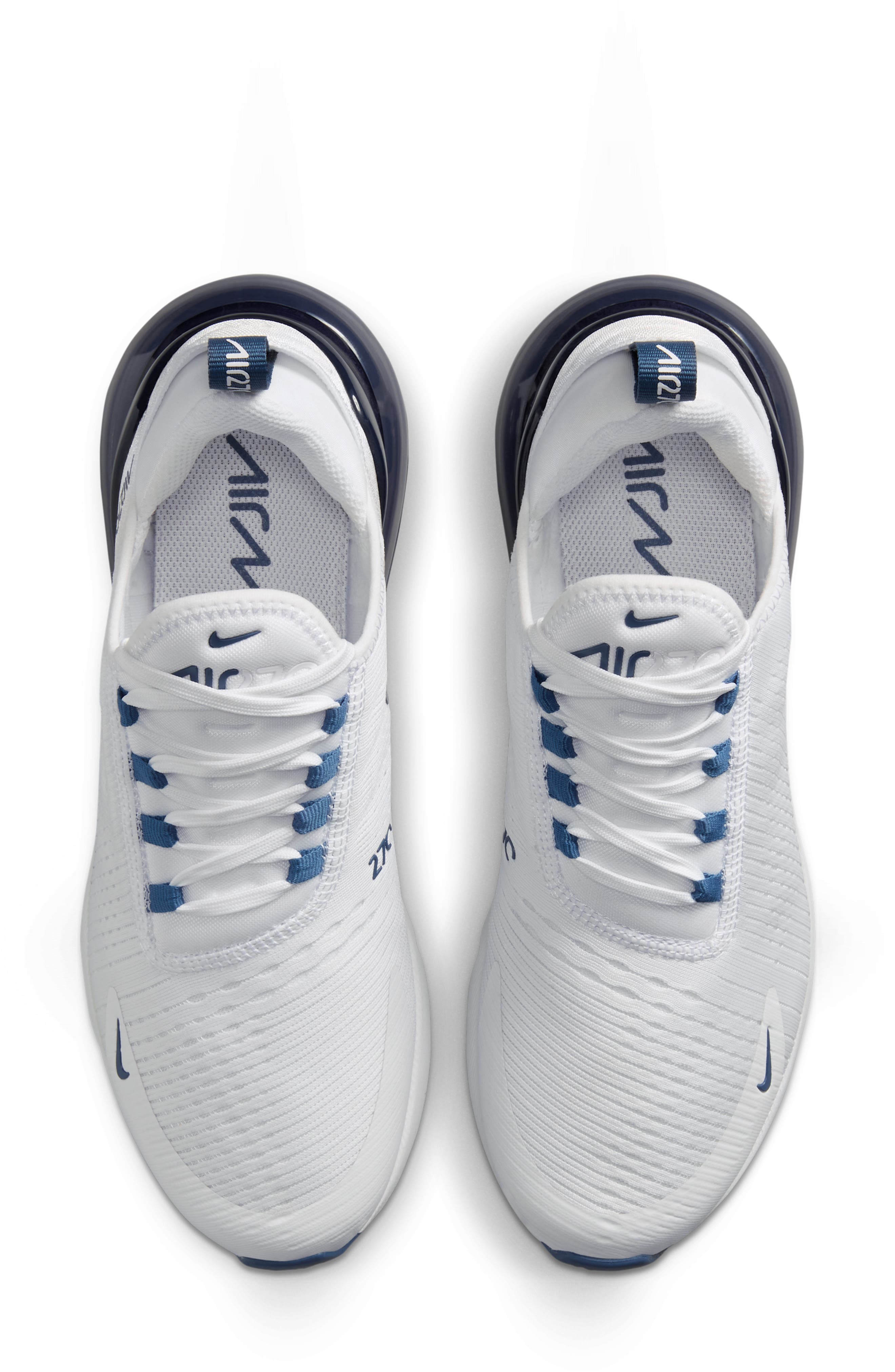 Air Max 270 Sneaker, Alternate, color, NEW SLATE/ WHITE/ WHITE