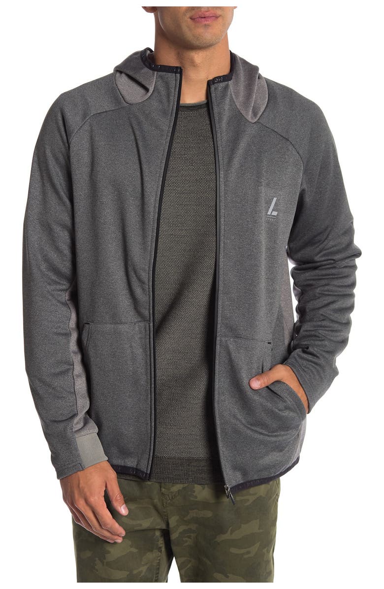 LINDBERGH Blocked Long Sleeve Hooded Jacket, Alternate, color, 