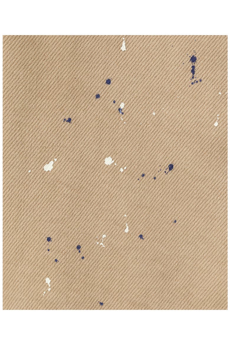 x Fantastic Man Paint Splatter Relaxed Fit Denim Bermuda Shorts, Alternate, color, BEIGE