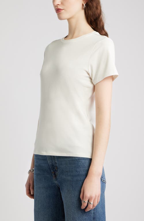 Nordstrom Pima Cotton Blend Crewneck T-shirt In White