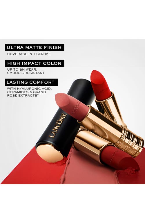 LANCÔME LANCÔME L'ABSOLU ROUGE DRAMA FULL COVERAGE MATTE LIPSTICK