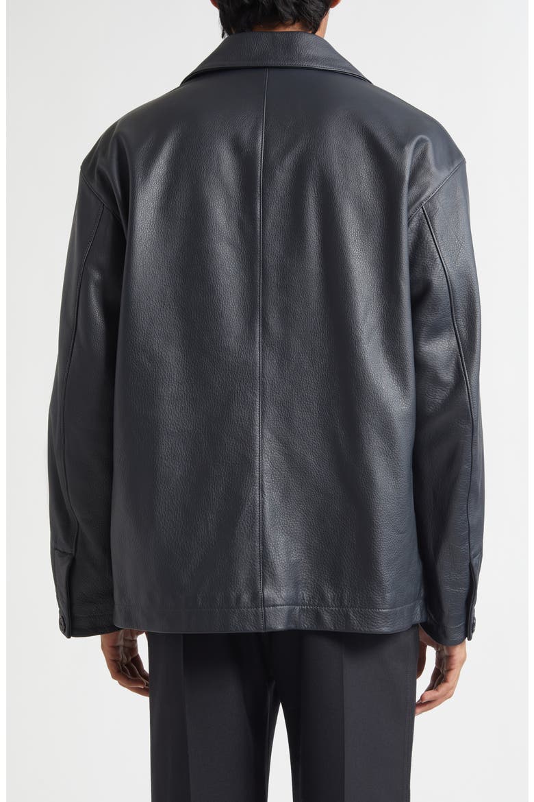 LEMAIRE LEATHER WORKWEAR JKT ルメール　新品　上質 Leather Workwear Jacket (Men) | Nordstrom