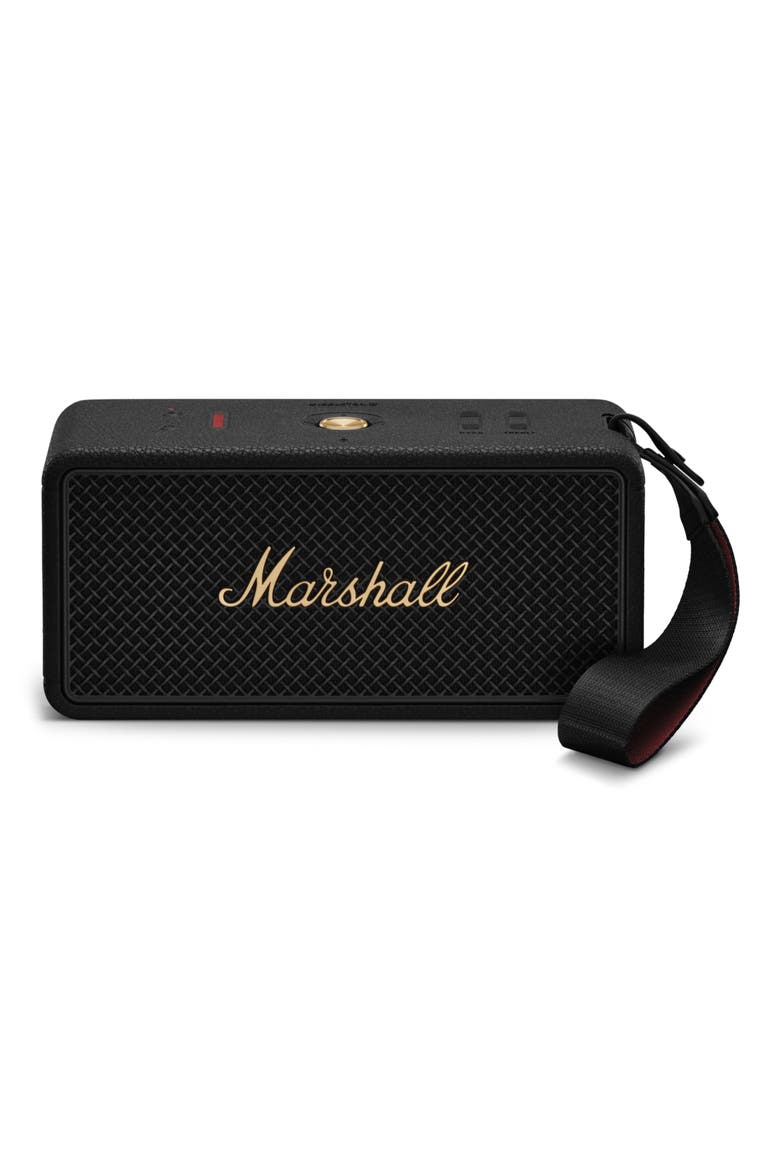 Middleton II Portable Bluetooth® Speaker, Main, color, BLACK AND BRASS