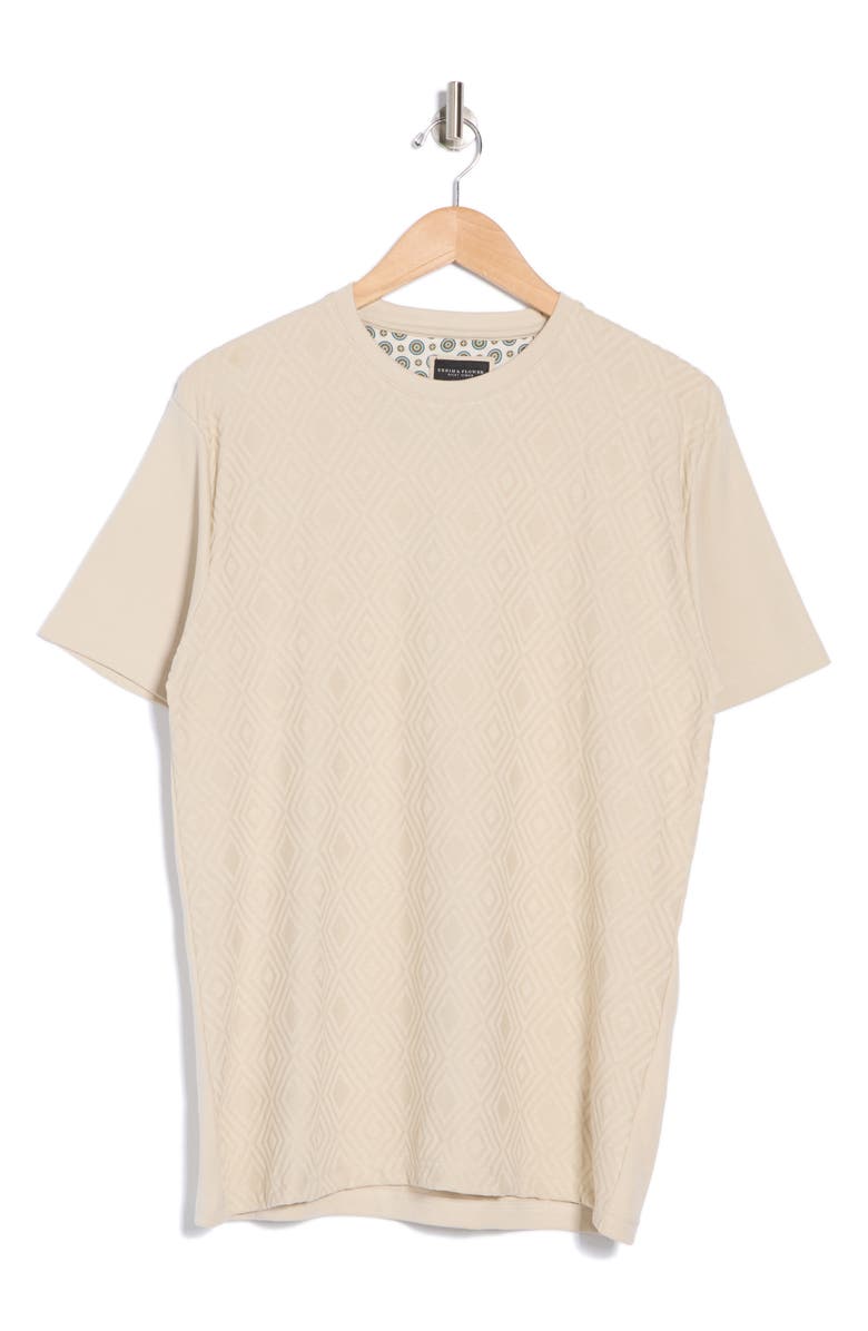 DENIM AND FLOWER Sanded Diamond T-Shirt, Alternate, color, Sand