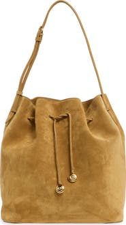 LIFFNER Charm Suede Bucket Bag