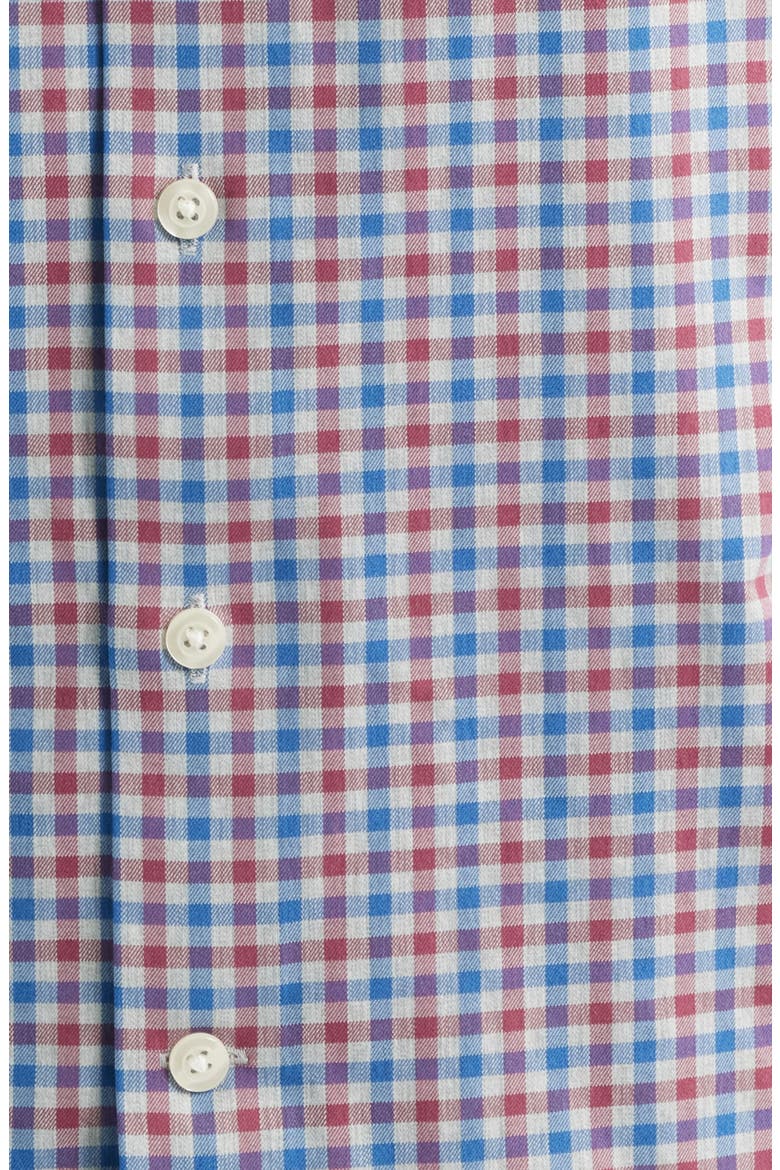 Chatham Gingham Performance Shirt, Alternate, color, GRAY