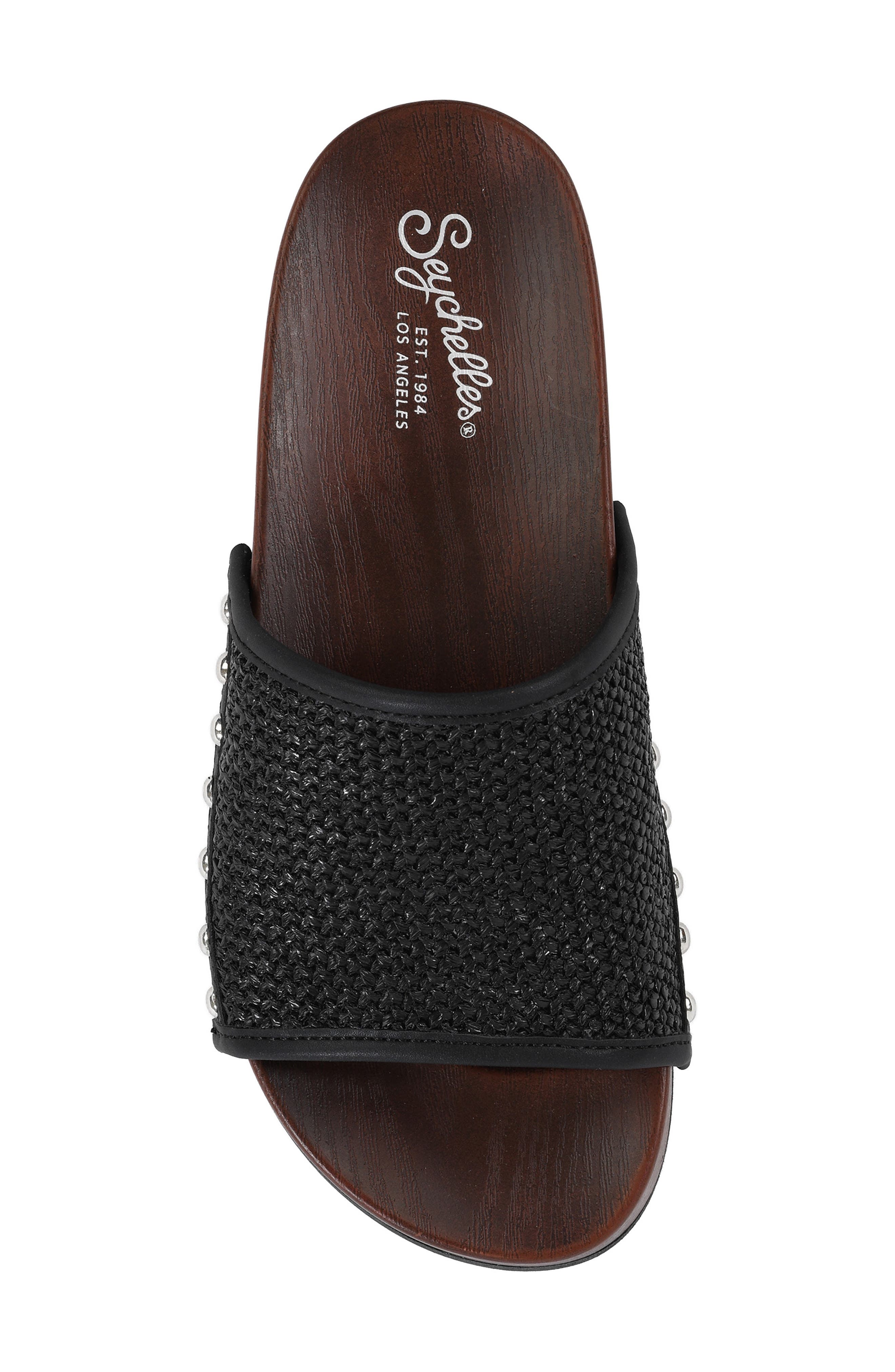 Seychelles City Lights Slide Sandal, Alternate, color, Black