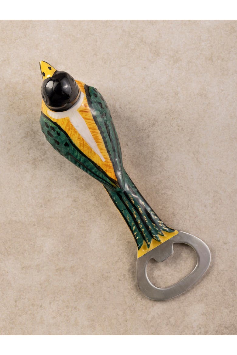 Magpie Bottle Opener, Alternate, color, Green