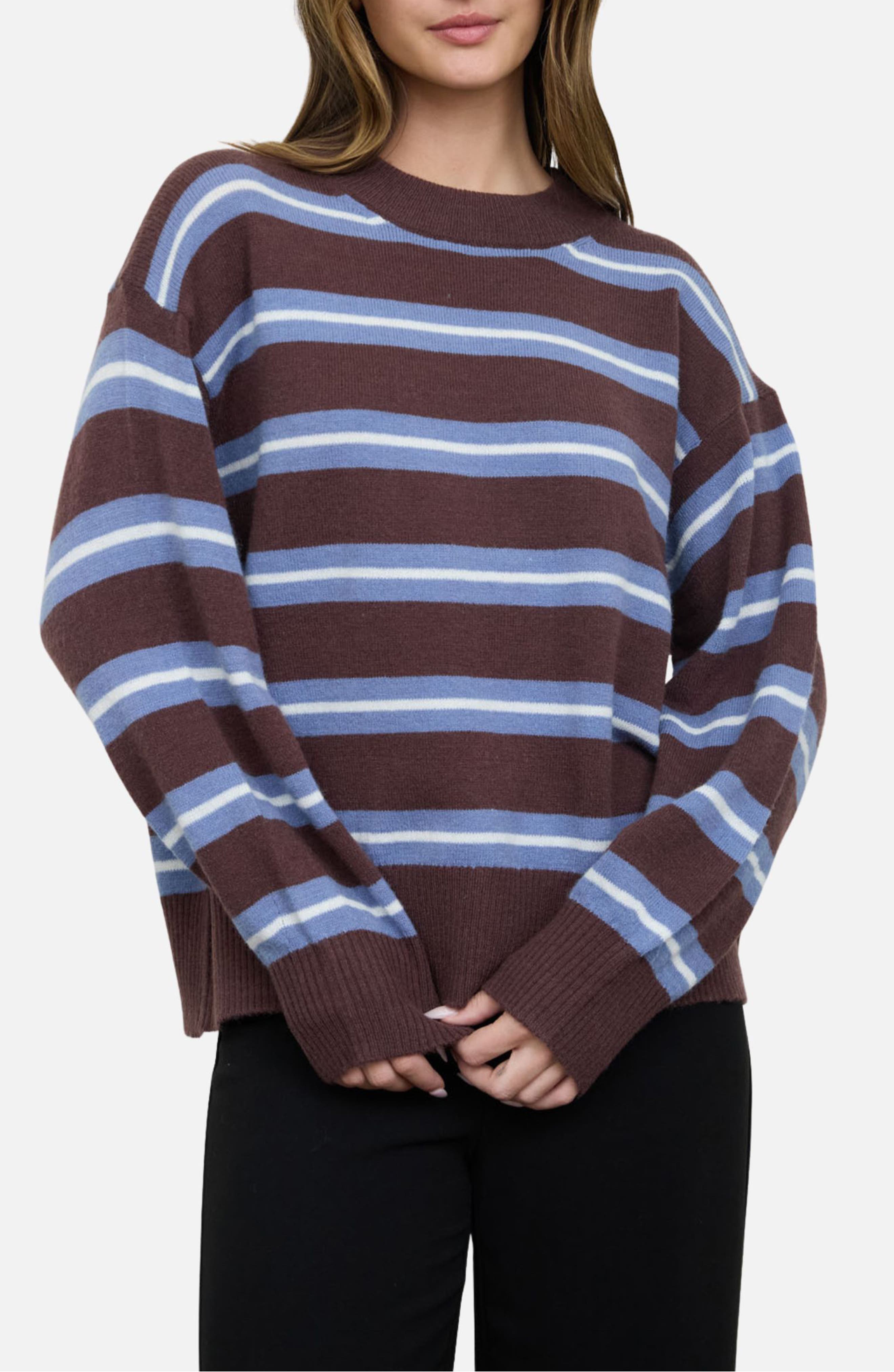 Stripe Crew Sweater