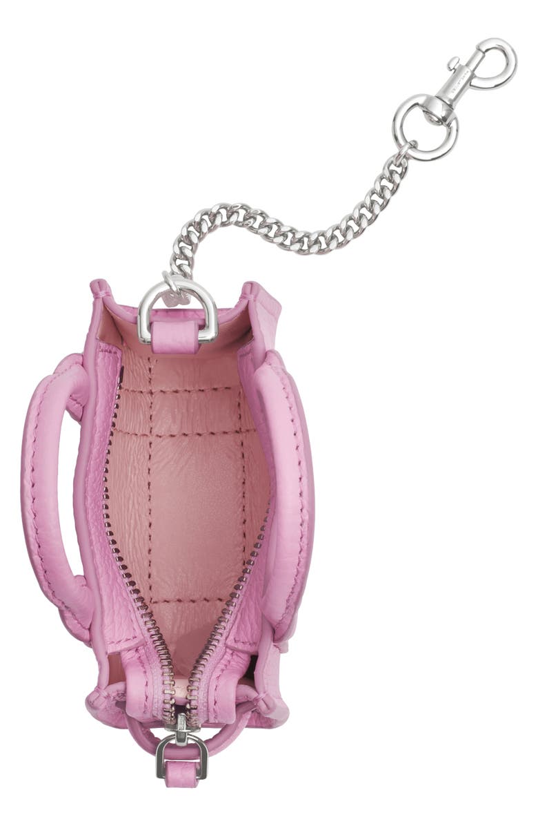 Marc Jacobs The Nano Tote Bag Charm, Alternate, color, Fluro Candy Pink