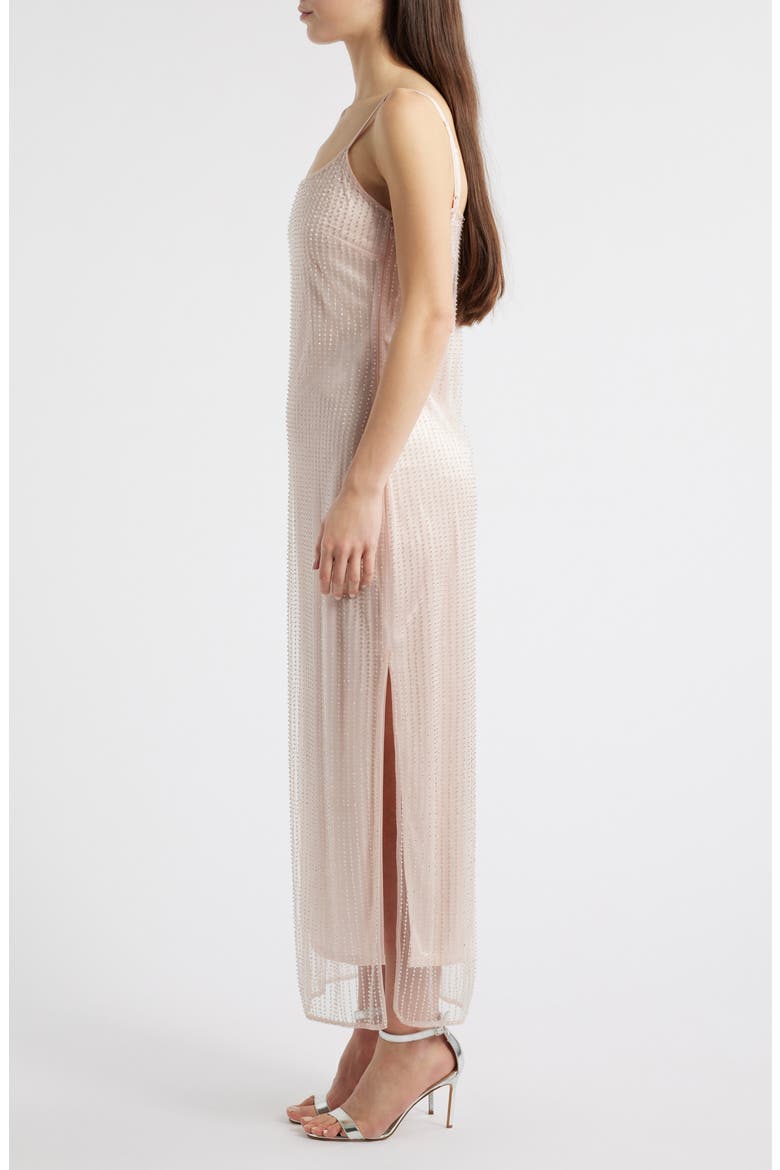 Helena Beaded Cocktail Dress, Alternate, color, PINK