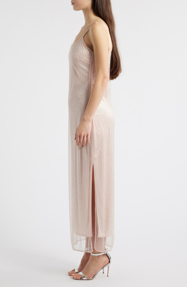 WAYF Helena Beaded Cocktail Dress, Alternate, color, Pink