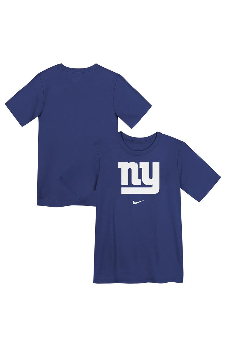 Nike Preschool Nike Royal New York Giants Primary Logo Legend Performance T-Shirt, Main, color, Royal