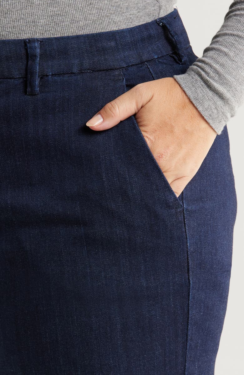 Liverpool Los Angeles Kelsey Wide Leg Denim Pants, Alternate, color, Indigo Rinse