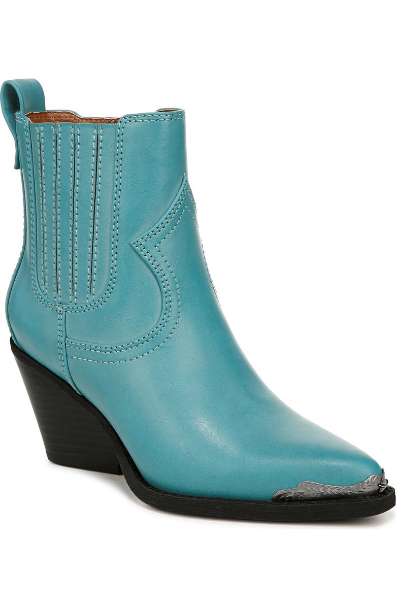 Zodiac Raylin Western Boot, Main, color, Turquoise
