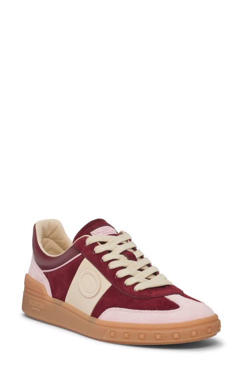 Valentino Lace-up Shoes With Round Toe And Flat Sole In Red