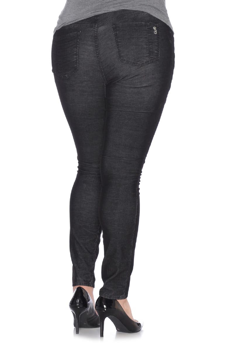 Mid Rise Skinny Jeans, Alternate, color, BLACK