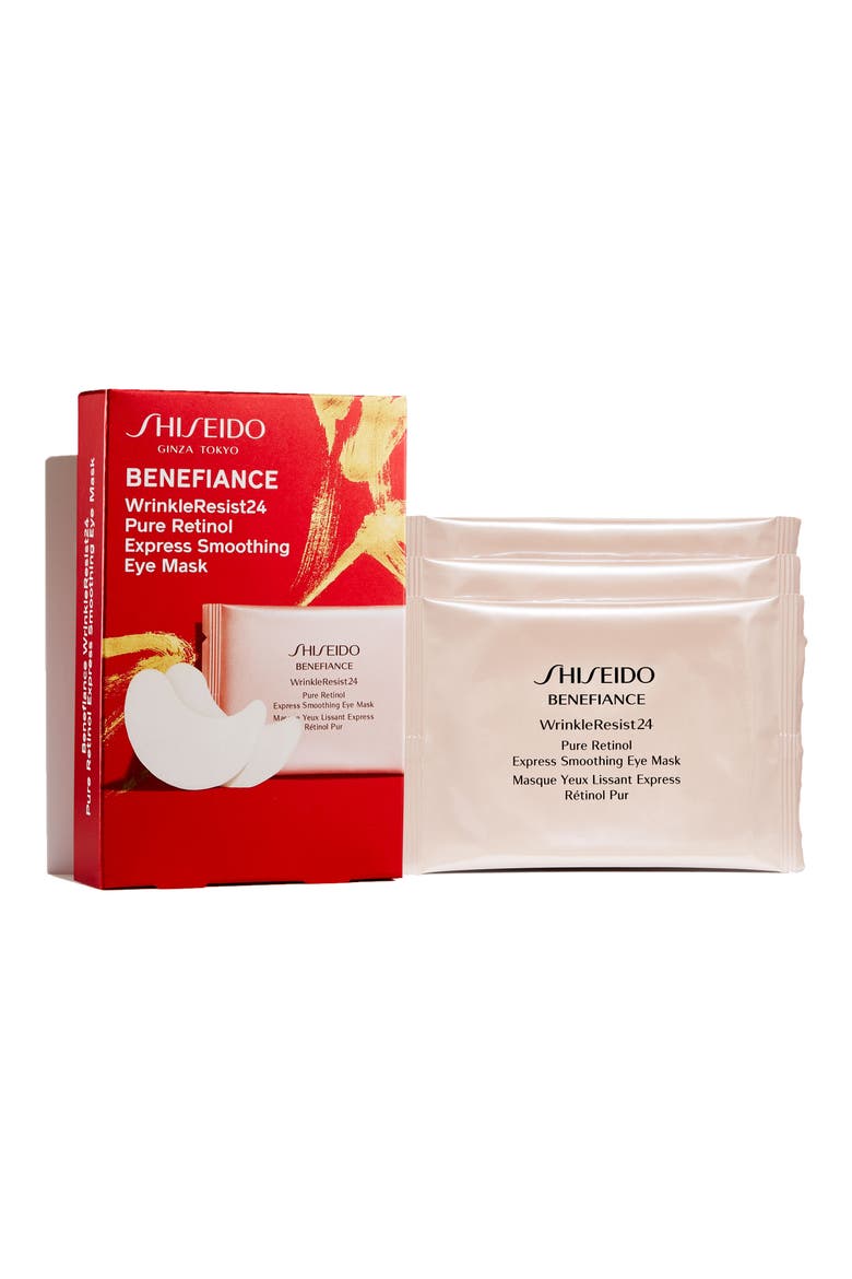 Benefiance WrinkleResist24 Pure Retinol Express Smoothing 3-Pack Eye Masks, Main, color, NO COLOR