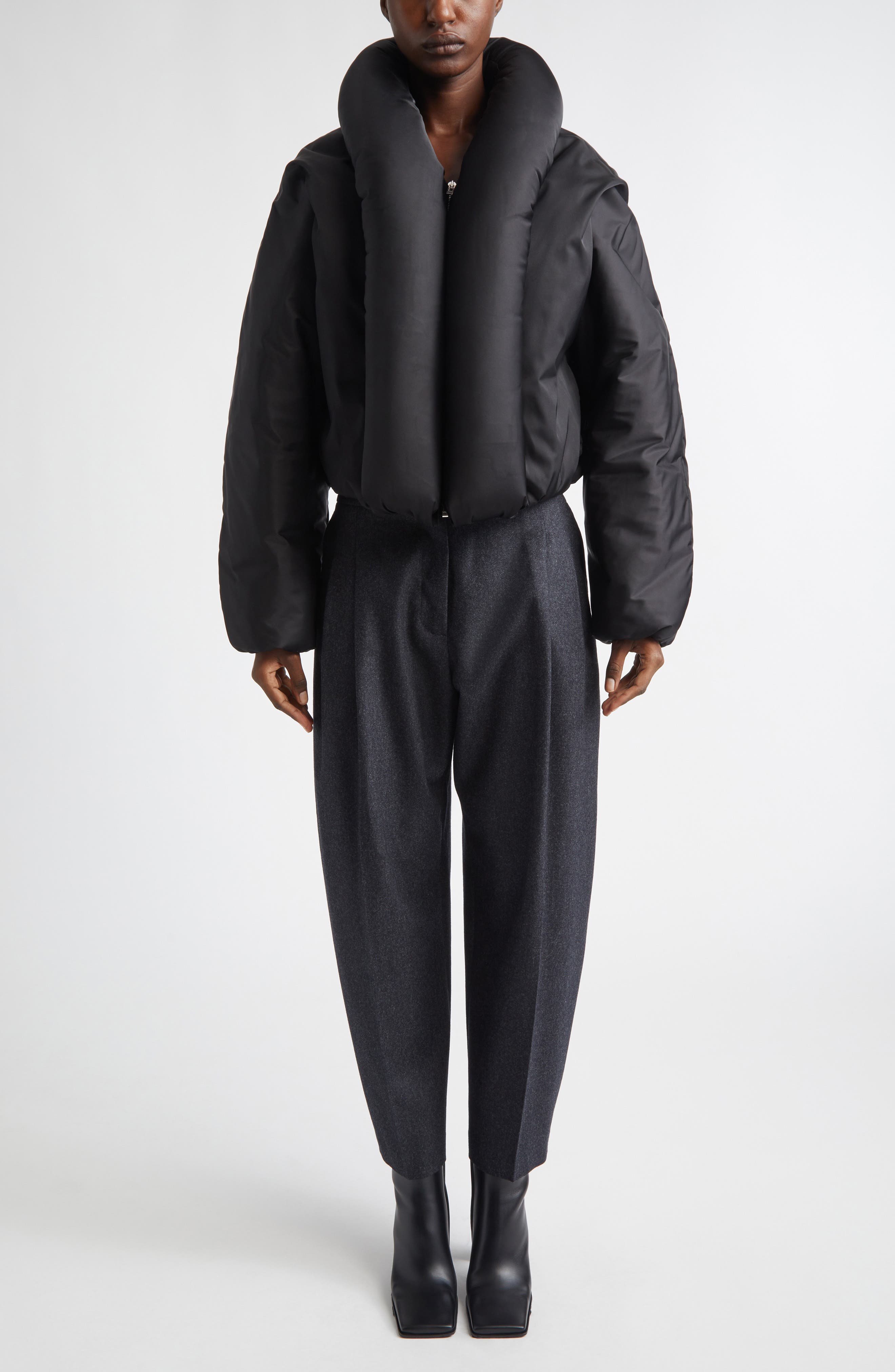 Tailored Wool Trousers - image 2