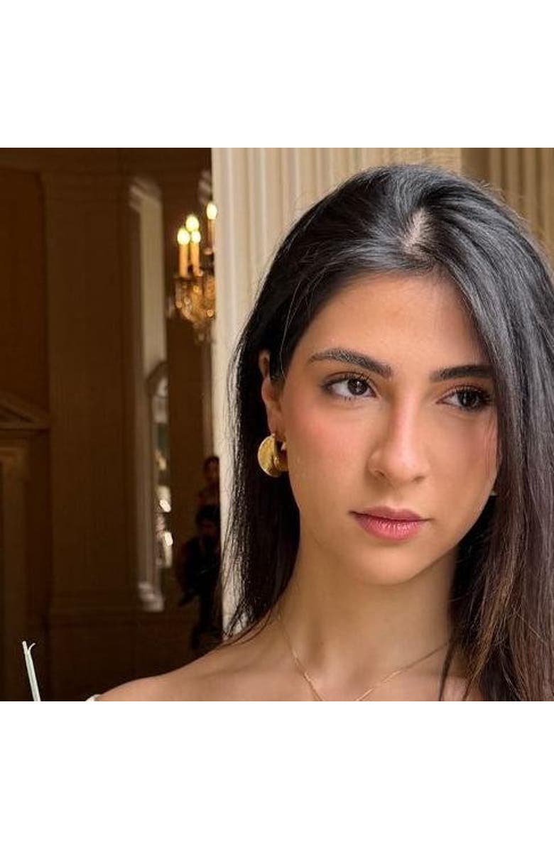 Ivy & Pearl Co. The Marlowe Rivière Hoops, Alternate, color, Gold