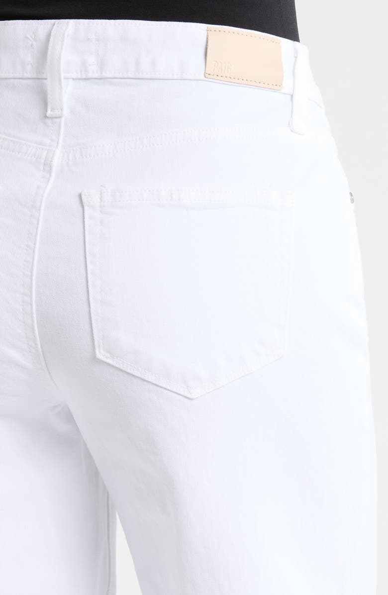 PAIGE Tatum High Waist Wide Leg Jeans, Alternate, color, Crisp White