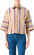 Akris punto Stripe Button-Up Shirt