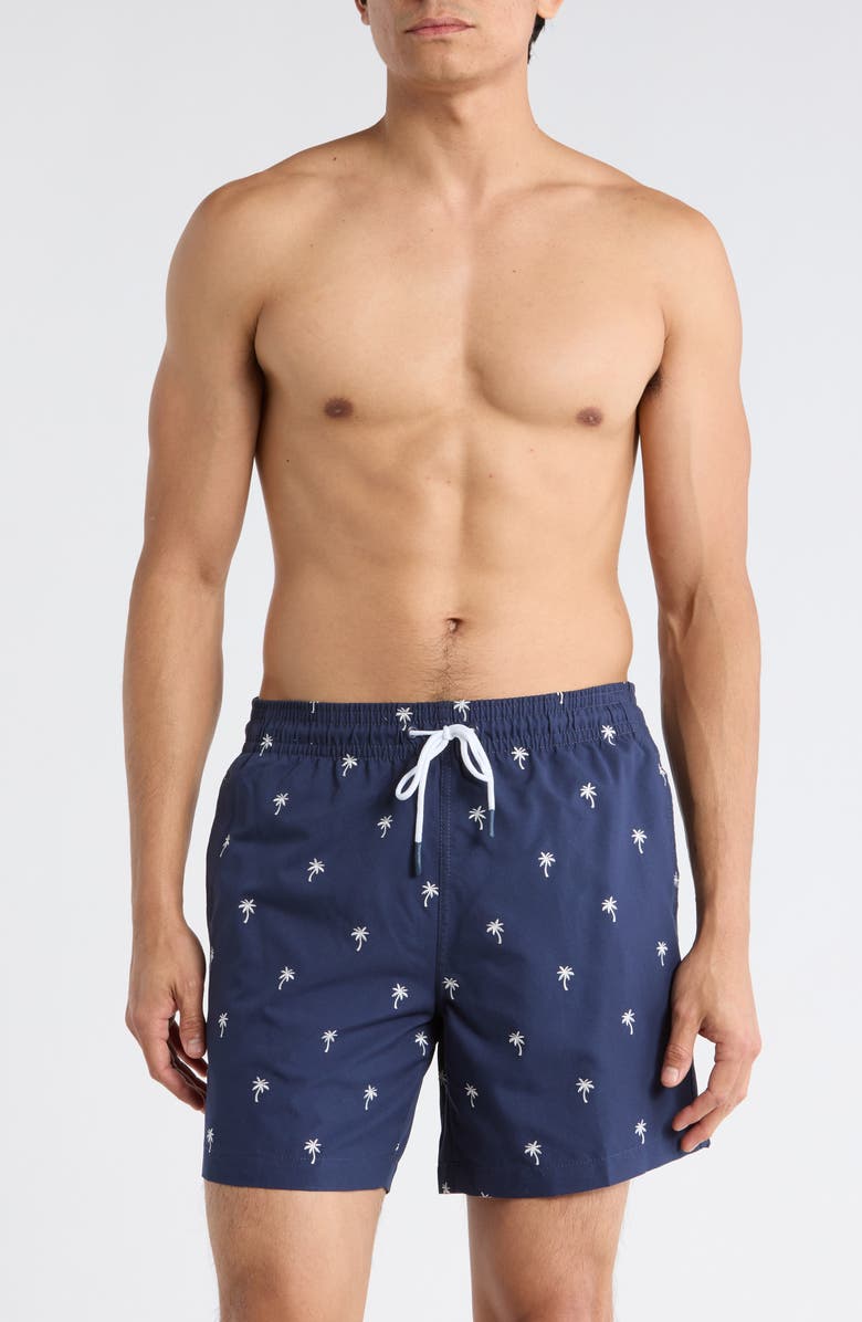 Trunks Surf & Swim Co. Sano 6.5-Inch Swim Trunks, Main, color, Marine