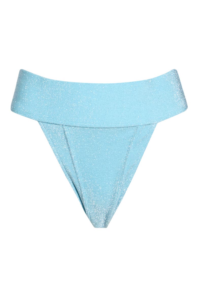 Blair Metallic Bikini Bottoms, Alternate, color, SKY