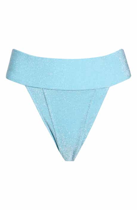 Free People Blair Metallic Bikini Bottoms