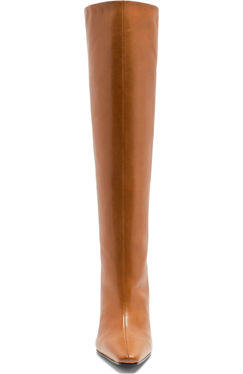 Free People Date Night Knee High Boot, Alternate, color, Tan Leather