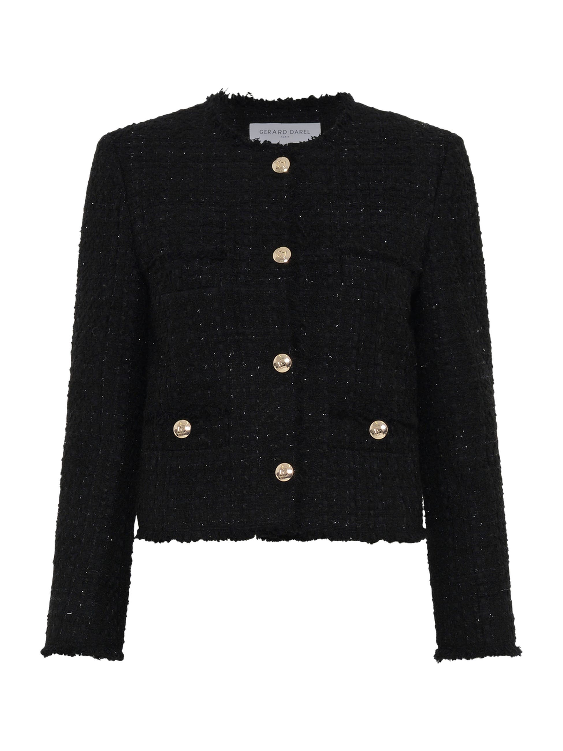Nessa Cropped Tweed Jacket - image 2