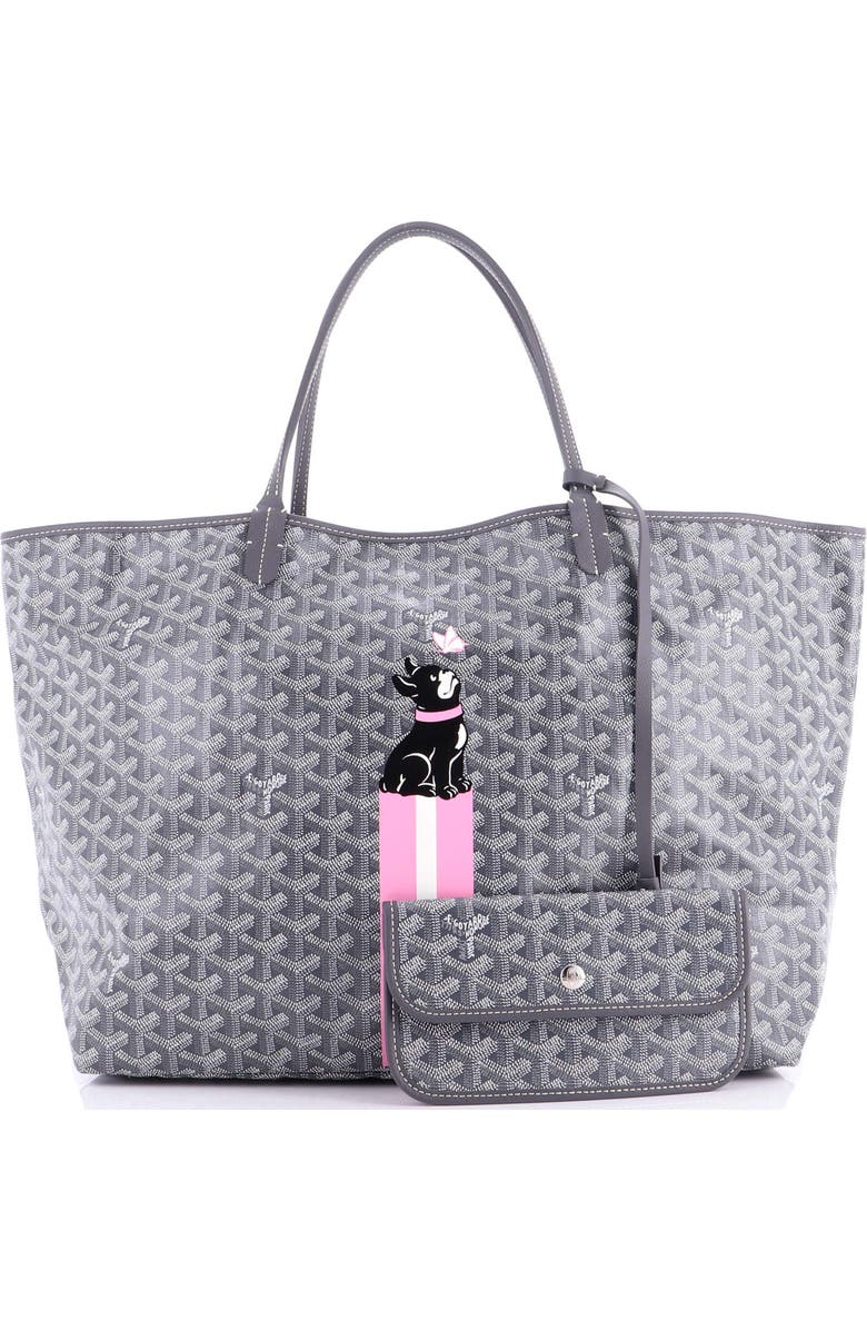 Pre-Owned Goyard Saint Louis Tote Printed Coated Canvas GM, Alternate, color,