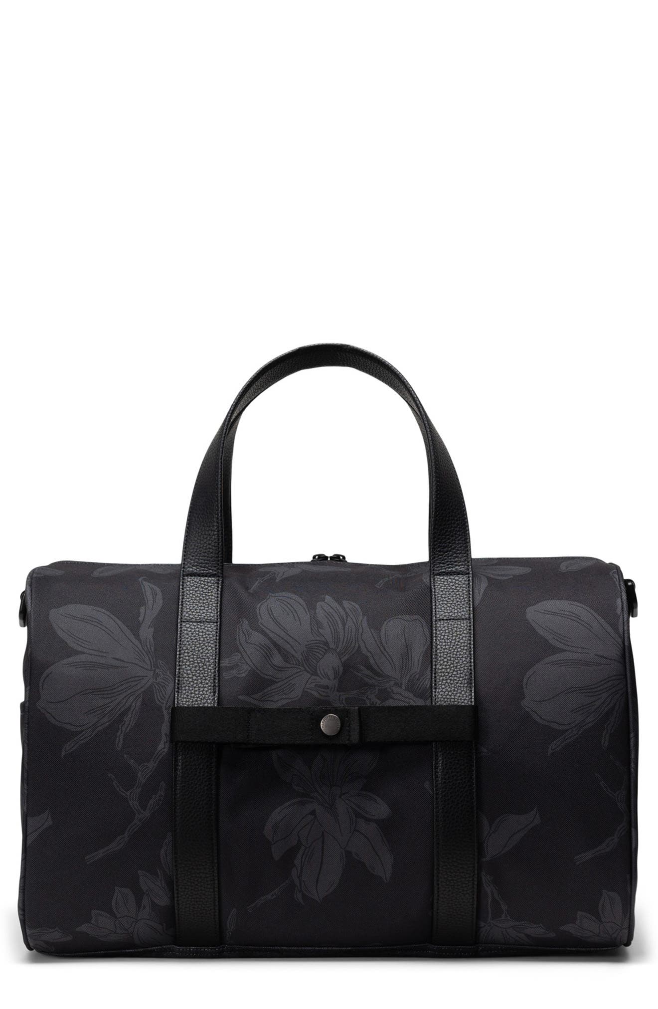 Novel Carry-On Duffle Bag, Alternate, color, BLOCK PRINT FLORAL